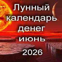 Лунный календарь денег на июнь 2026 года