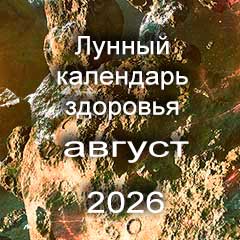 Лунный календарь здоровья на август 2026 года