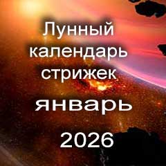 Лунный календарь стрижки волос на январь 2026 года