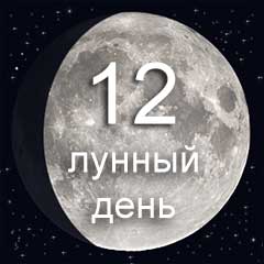 12 лунный день характеристика дня